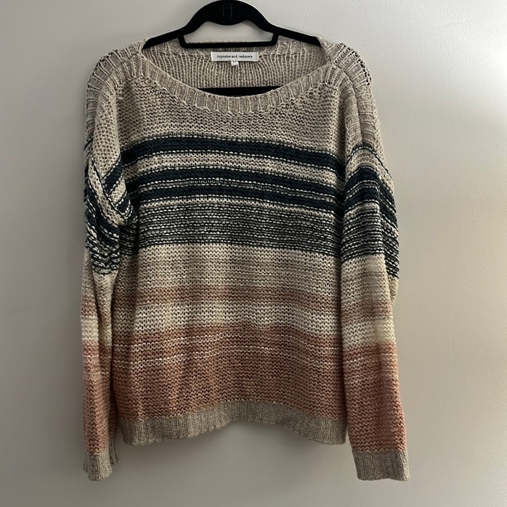 Cupcakes and cashmere striped sweater